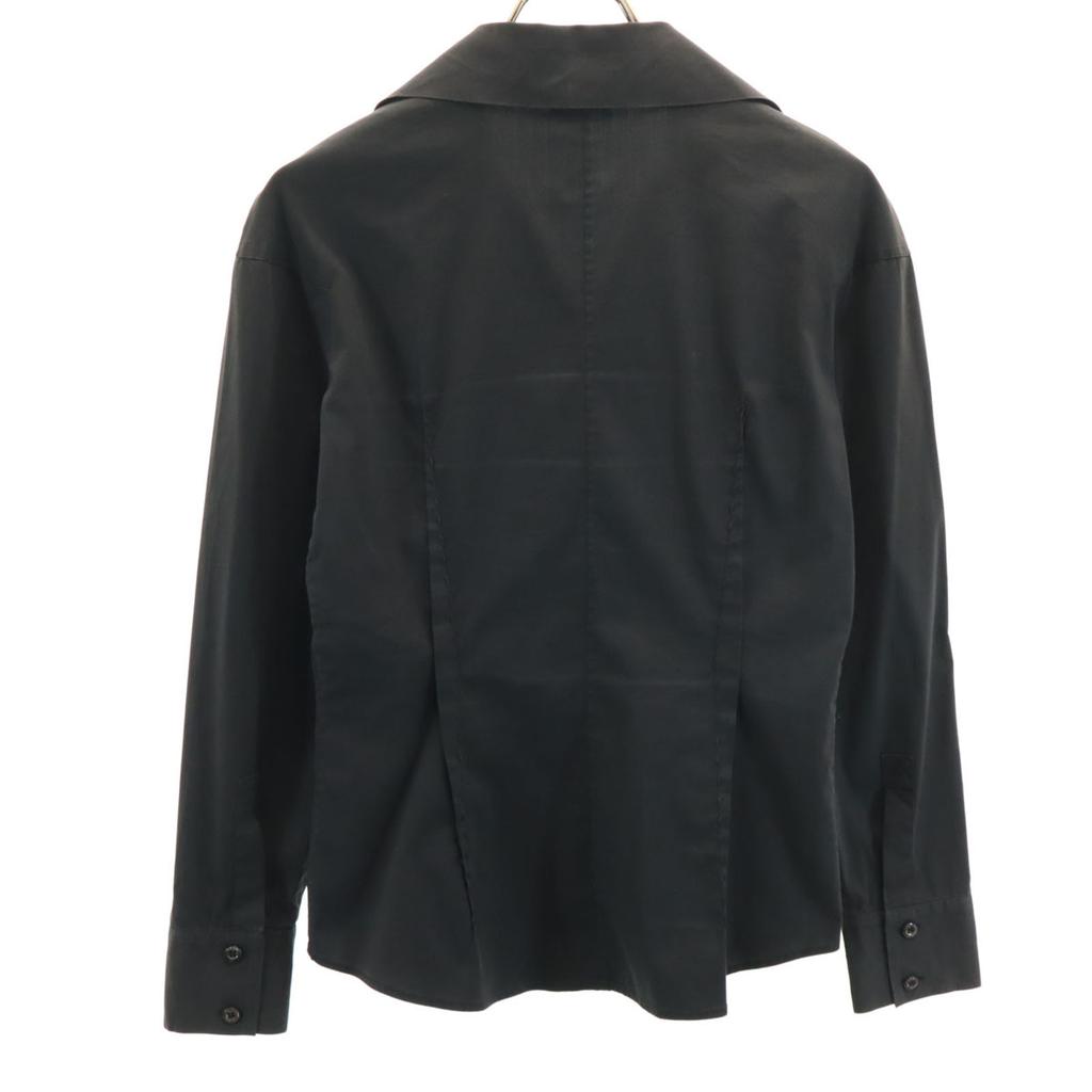 FENDI made in Italy Long sleeve Cotton shirt 42 black Women Used