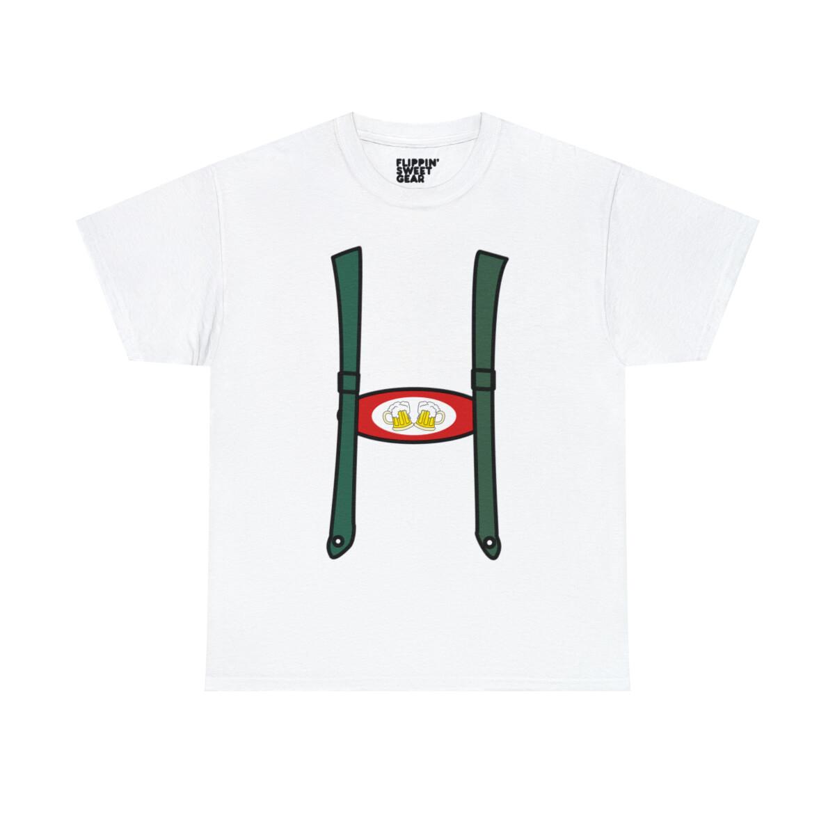 Oktoberfest Lederhosen Graphic Tee Shirt XXXL