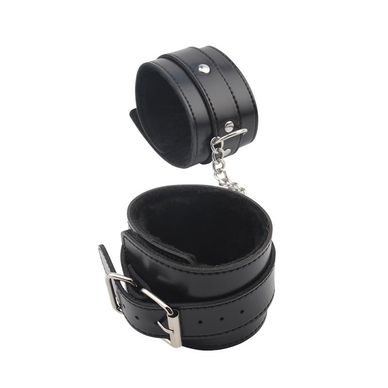 Menottes de cheville OBEY ME Noir - Chisa Novelties - Menottes