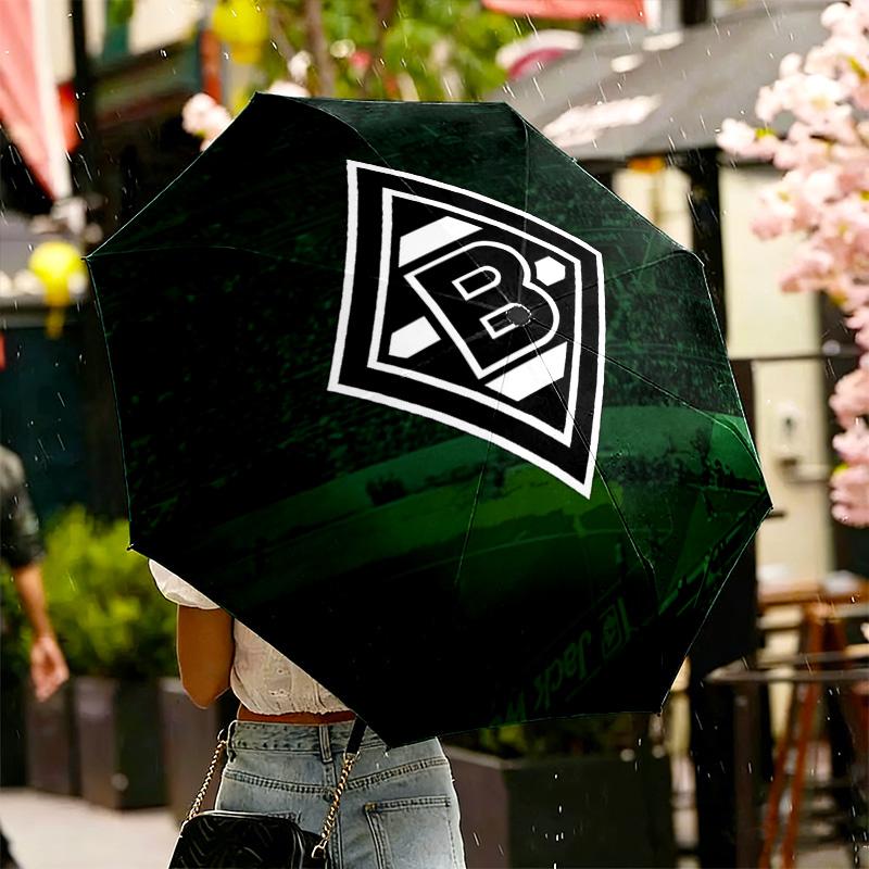 Borussia Monchengladbach Print Umbrella Automatic Opening/ Closing - Portable Foldable Design - Daily use for Travel/Outdoor - Gift for Birthday