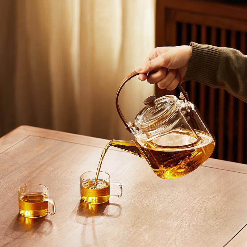 Mingzhan MZ8021A Heat-Resistant Glass Tea Brewer & Kettle