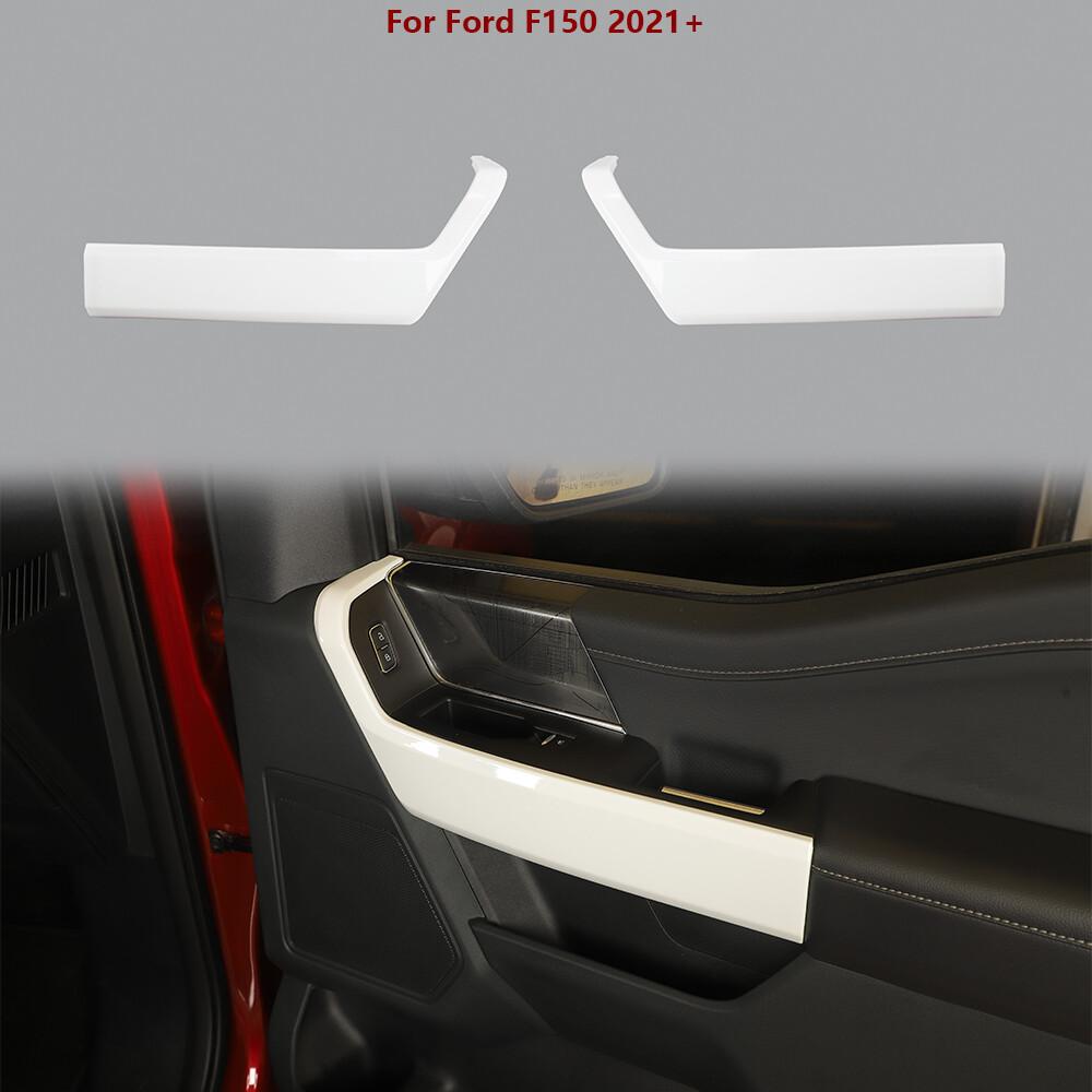 2X Interior Front Door Handle Panel Trim Bezels For Ford F150 + Accessories