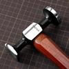WUTA Leather Hammer Double Head Cobblers Hammer Mirror Polishing Carbon Steel Mallet for Professional Leather Craft Tool