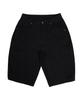 MOO Curved Line Cotton Bermuda Shorts - Black