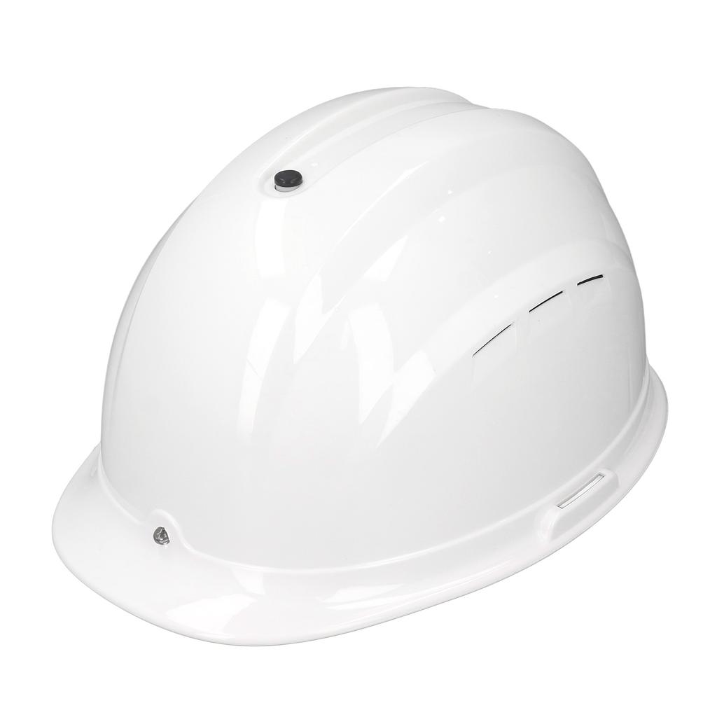 Schutzhelm mit Doppellüfter und Licht Atmungsaktiv Hohe Schlagfestigkeit Kühlung Sicherheitshelm für Bau