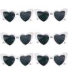 Bachelorette Party Sunglasses Bride To Be Bridesmaid Gift Wedding Bridal Shower Decor Black White Square Heart Shaped Glasses