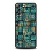Soft TPU Phone Case For Samsung Galaxy S25 S24 S23 S22 S21 Ultra S20 FE 5G S10 S10E Plus Mandala flower totem Black Cover