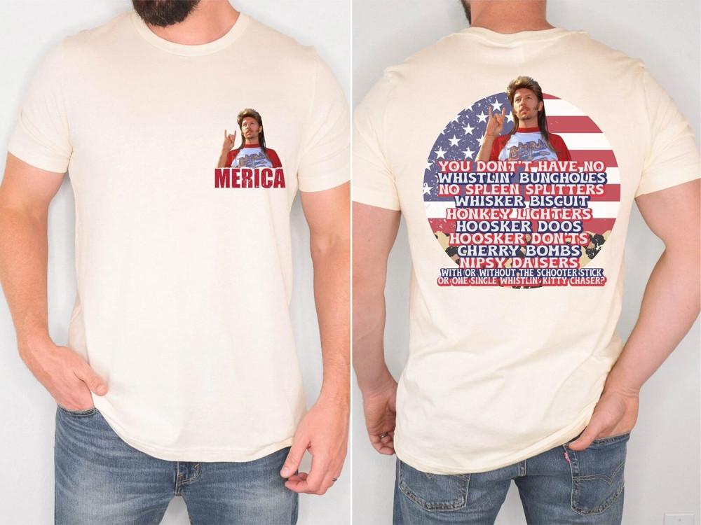 

Joe Dirt Merica July 4Th T-Shirt, Joe Dirt 4Th Of July Shirt XL