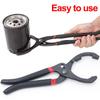 10/12Inch Oil Filter Pliers Clamp Type Wrench Oil Filter Remove Disassembly Tool Filter Element Wrench for Truck Car Repair
