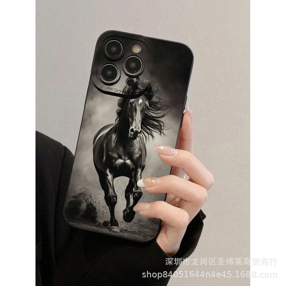Black Beauty for Apple 15 Mobile Phone Case Iphone12promax Set 14/13/11/XSMAX Pupil Eye 16