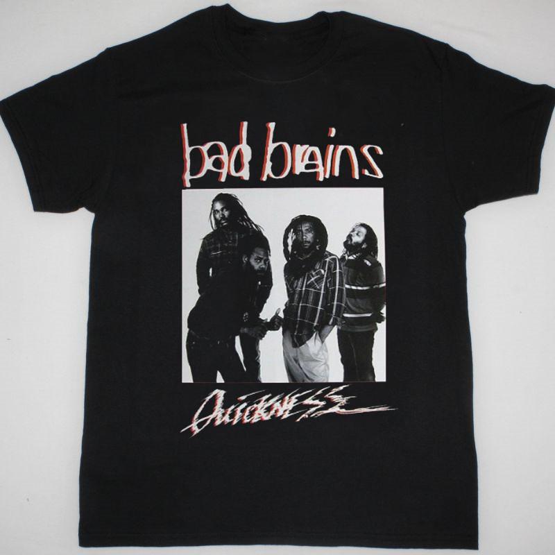 Bad Brains - Quickness Short Sleeve Cotton Black All Size Gift Shirt