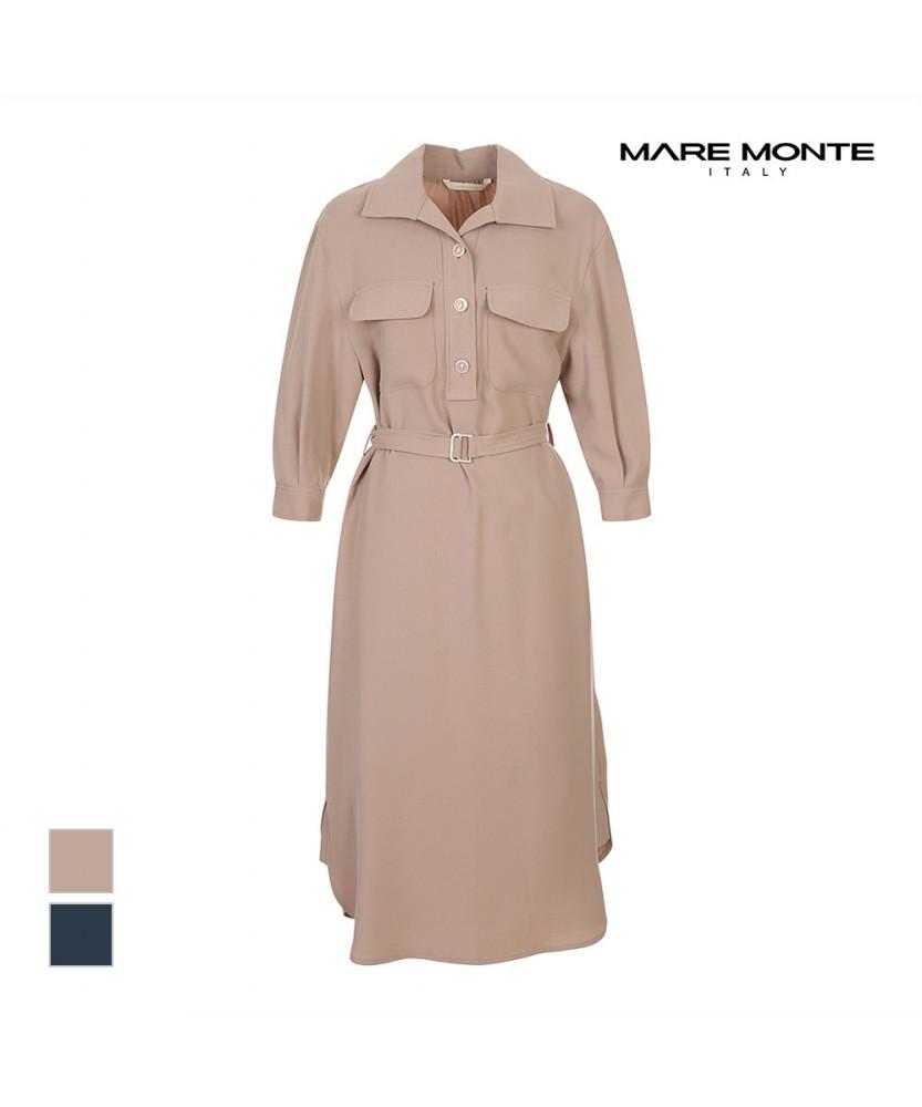 MAREMONTE Half-Open Shirt Dress_M244Mop27S0