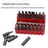 33PCS Bit Set Smooth High Hardness Solid Electric Screwdriver Bit Set Rechargeable Drill Bits Special Shaped Screwdriver Bits