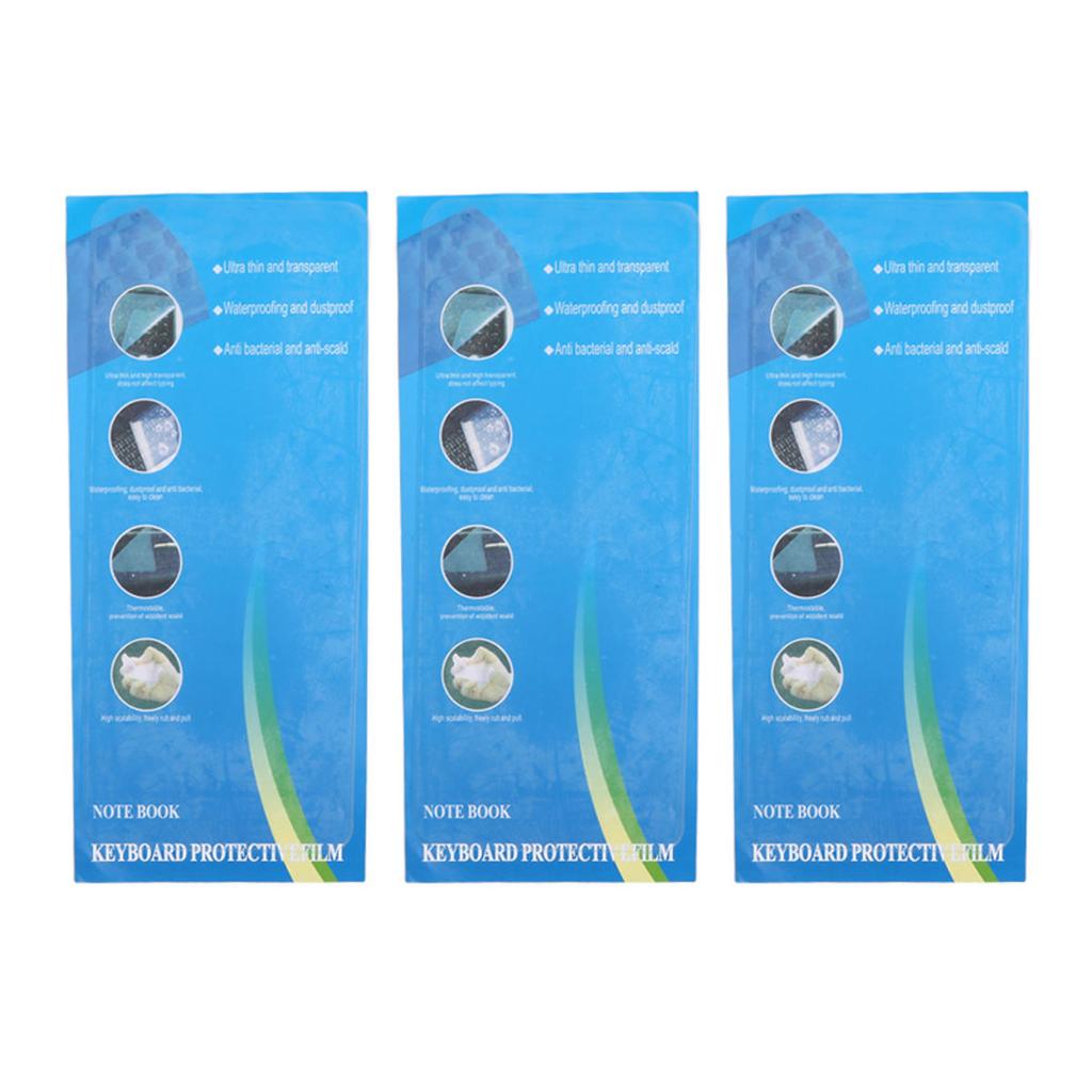 Universal Laptop Keyboard Cover Protector Waterproof Dustproof Silicone Notebook Computer Keyboard Protective Film