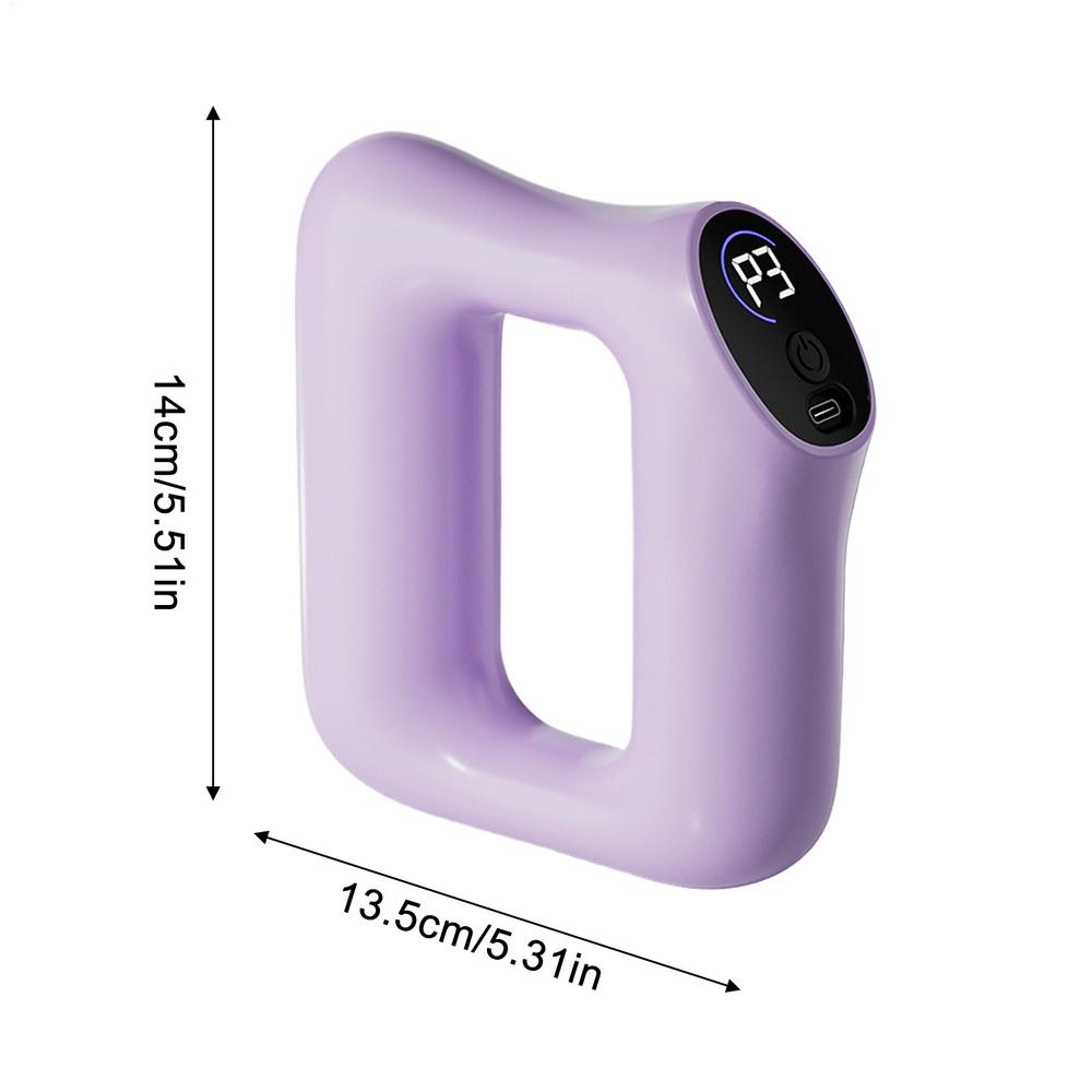 Electric Fascia Massager Ergonomic Rechargeable Massage Deep Tissue Tool With Heat Portable Full-Body Fascia Massaging Device