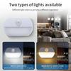 Motion Sensor Cabinet Light Wireless LED Night Lamp AAA Battery Powered For Bedroom Kitchen Wardrobe Wall Staircase Lighting