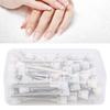 100pcs Stainless Steel Stainless Steel Nail Dust Cleaner Brush  For Salon Use