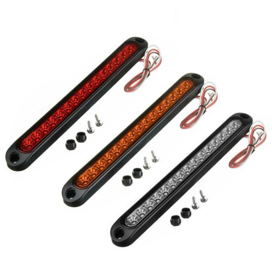 Bremsrücklicht Ultradünn Hohe Helligkeit 15 LED Hochmontierte Bremsleiste für Auto