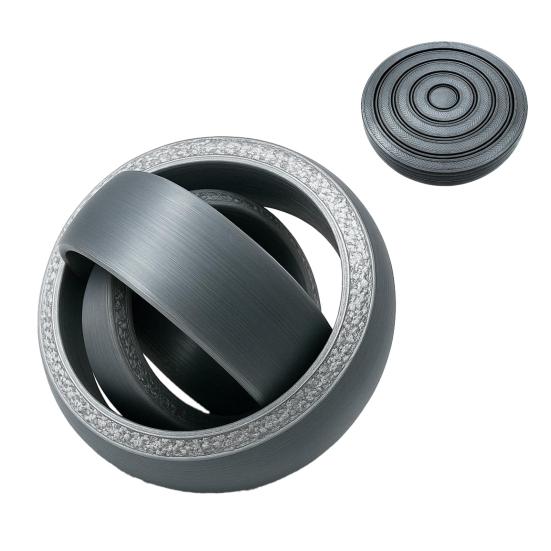 Fidget prsten pro dospělé a teenagery, rotující antistresový spinner pro soustředění