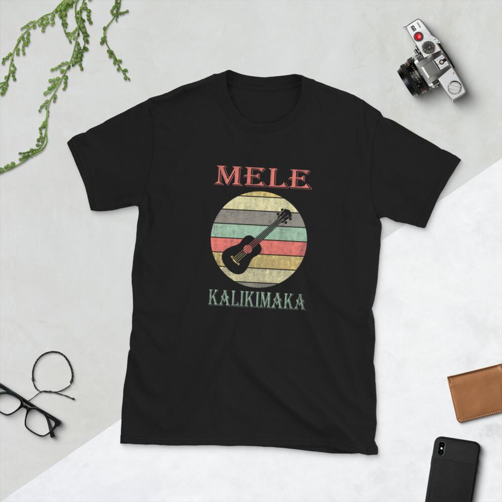 Гавайи Рождество Mele Kalikimaka Гавайский Винтаж , Унисекс Футболка с коротким рукавом M