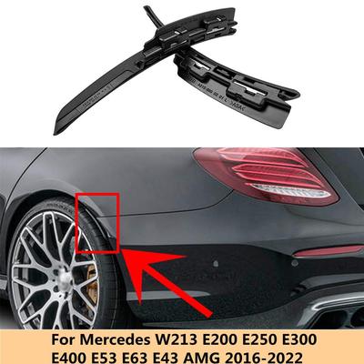 Heckstoßstangen-Kotflügelverbreiterung für Mercedes Benz W213 E200 E250 E300 E400 E53 E63 E43 AMG Limousine 2016-2022
