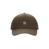 MLB Cotton Baseball Cap For Sun Protection Unisex Brown Fashion 3ACPB045N-50BR