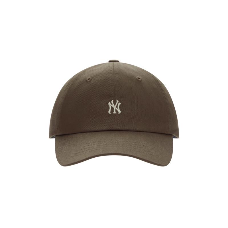 MLB Cotton Baseball Cap For Sun Protection Unisex Brown Fashion 3ACPB045N-50BR