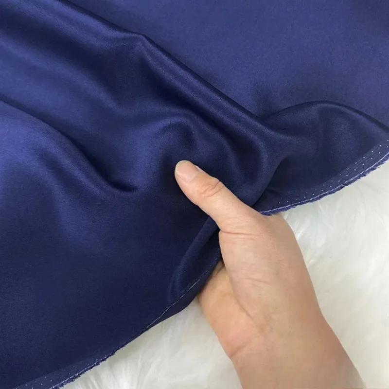 Einfarbig 100% Maulbeerseide 30 Momme Schwerer Seidenkrepp de Chine Stoff Seiden Schwerer Krepp Stoff für Bekleidung Kleider Hosen