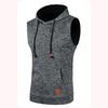 Gilet in Maglia con Cappuccio da Uomo Slim Fit - Pile Sottile, Edizione Autunno/Inverno