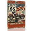 Vintage Iron 2D Flat Metal Poster 8x12 Inch Wall Decor for Garage