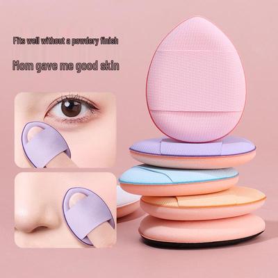 Mini Finger Cushion Puff for Makeup - Dual-Use, Wet/Dry Foundation & Powder Absorbing Fingertip Puff