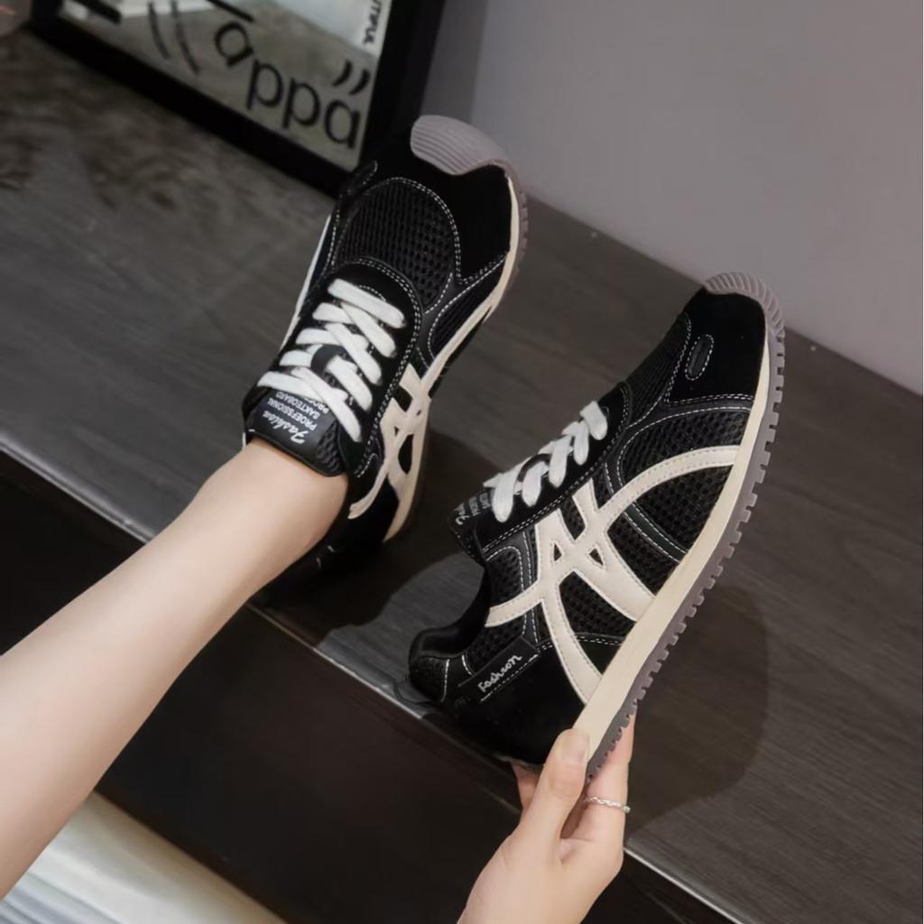 Leather women's little white shoes, new single-net breathable sports and leisure shoes, versatile thick soles