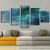 5 Pieces Poster Printed Modular Picture Canvas Painting Abstract Colorfull Clounds Wall Art For Living Room Home Decor Artwork