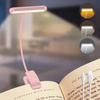 LED Book Light Reading Light Eye Caring Clip-on USB Rechargeable Dimmable Light Lamp Adjustable Flexible Night Reading Lamp