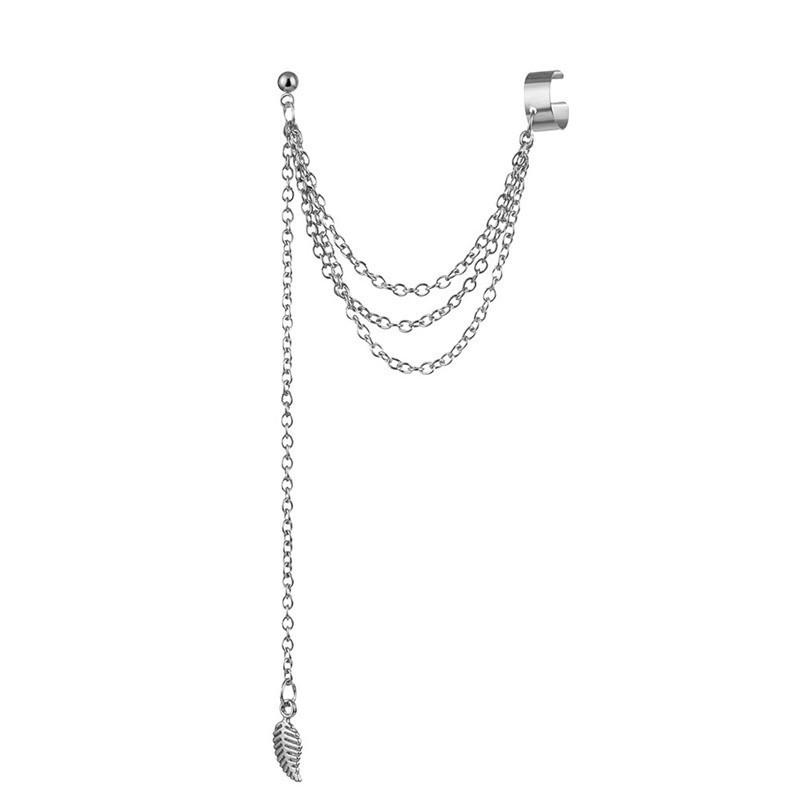Creative No-Piercing Ear Cuff Set: Multi-layer C-shaped Clip with Niche Design