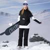 Couple's Ski Suit Set: Windproof, Waterproof, Warm, Breathable - Hoodie for Single/Double Board Skiing.