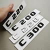3D ABS Car Letters C200 C220 C250 C300 Logo Rear Trunk Badge Emblem Sticker For Mercedes Benz C Class W201 W202 W203 W204 W205