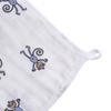 Aden Anais Washcloth Jungle Jam Set of 3 30x30cm Muslin Cotton with Loop Baby Gift WCADAB3048 +