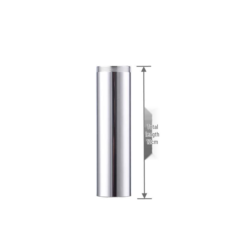 LANGZHIWEN Stainless Steel Basin Drain Extension Pipe, Fine Thread