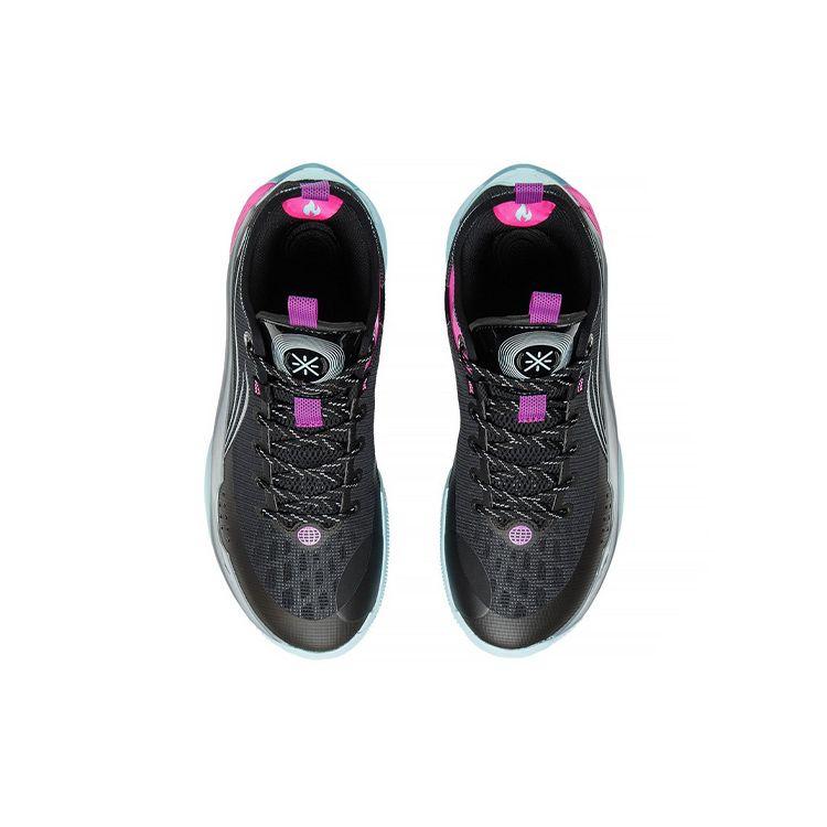 Li-Ning Wade 808 2 Team No Sleep Scarpe da Ginnastica da Uomo Nere ABPS037-4