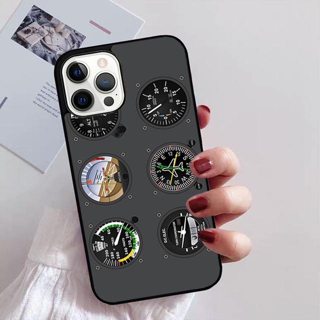 AIRCRAFT COCKPIT DASHBOARD Phone Case Cover For iPhone 17 Air 13 15 Pro Max 16 14 Plus 12 11 Apple max coque