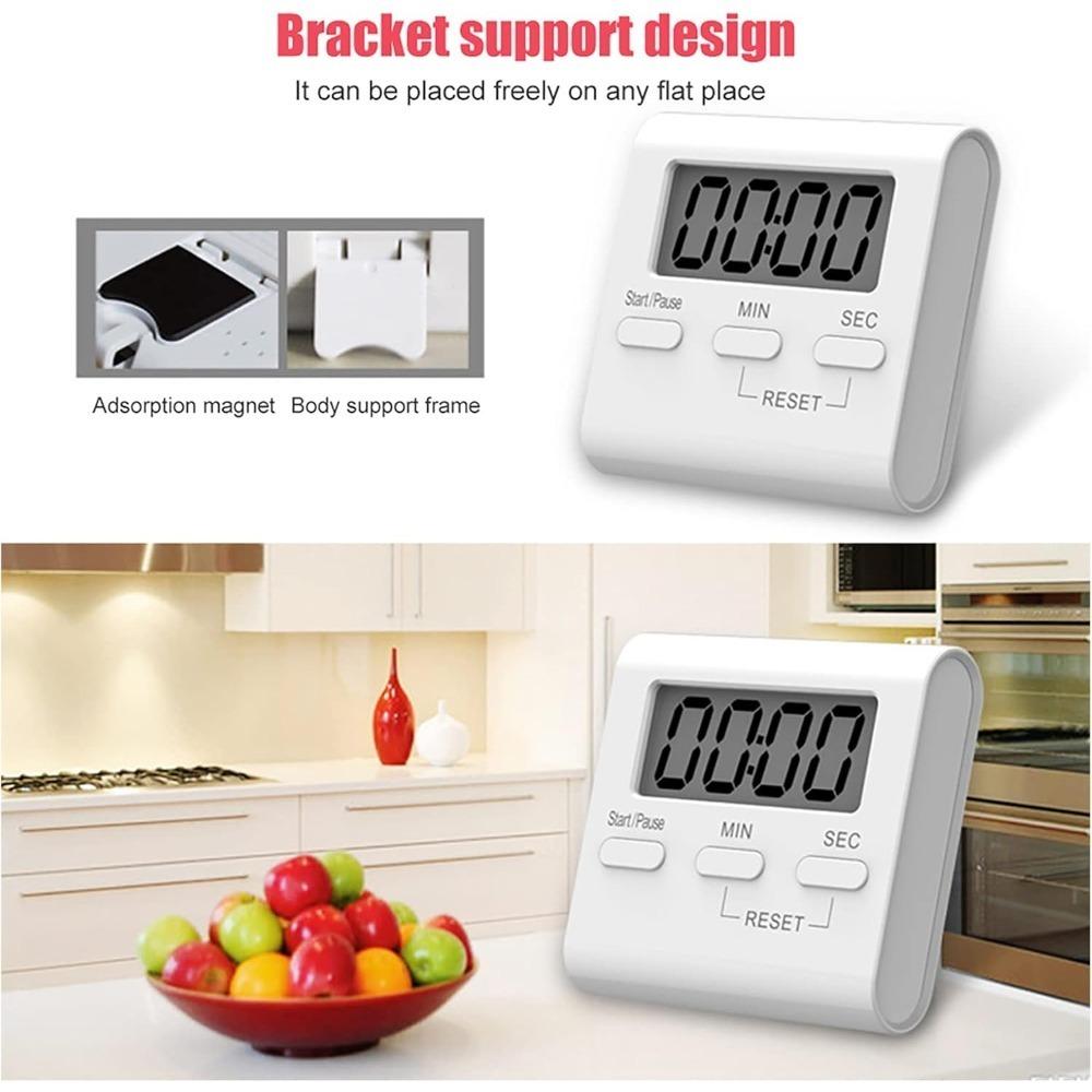 For Cooking Timer Kitchen Reminder Magnetic Digital Timer with Back Stand with Loud Alarm Countdown Timer Kitchen Gadget