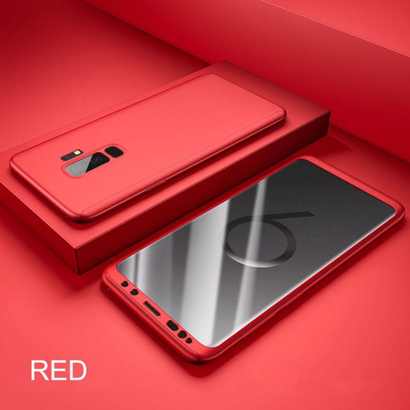 

Премиальный Роскошный Чехол для Телефона с Полной Защитой на 360 Градусов, Противоударный, для Samsung Galaxy S9 S8 Plus, с Неподвластным Времени Дизайном и Стильным Внешним Видом For Samsung Galaxy S8 красный