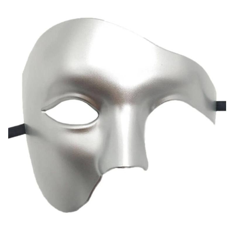 Carnival One-eyed Half-face Phantom Mask Vintage Antique Opera Phantom Dance Party Cosplay Costume Mask 2025