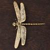 Vintage Miniature Dragonfly Statue Elegant Dragonfly Ornament  Home Office Decor