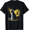 Meo Cat Flowers Artwork T-Shirt