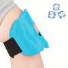 Knee Cold Pack - 1 Reusable Hot and Cold Ice Packs for Knee, Joint - Adjustable & Flexible for Knees, Elbows
