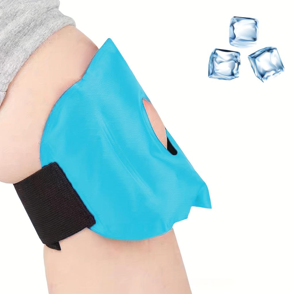 Knee Cold Pack - 1 Reusable Hot and Cold Ice Packs for Knee, Joint - Adjustable & Flexible for Knees, Elbows
