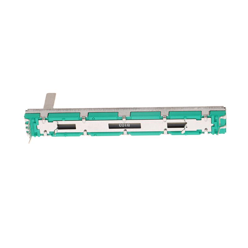 1ks B103 10K Ohm 75mm Lineární posuvný potenciometr Mixer Fader Proměnné rezistory Dvoukanálový fader pro stmívání, ladění