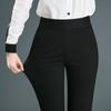 Women's  Slim Long Pants  Elastic Waist Straight Pants Stretch High Waist Pants
